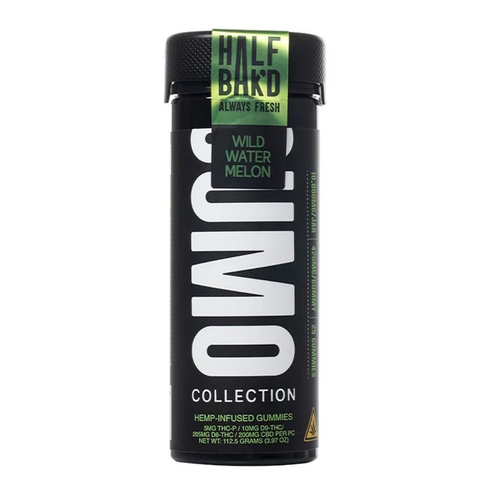 half bakd sumo gummies 10000mg wild watermelon 1 half baked gummies